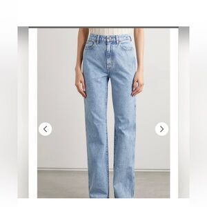 Khaite Danielle high rise Jean -27, light blue denim